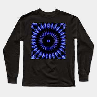 Blue pattern Long Sleeve T-Shirt